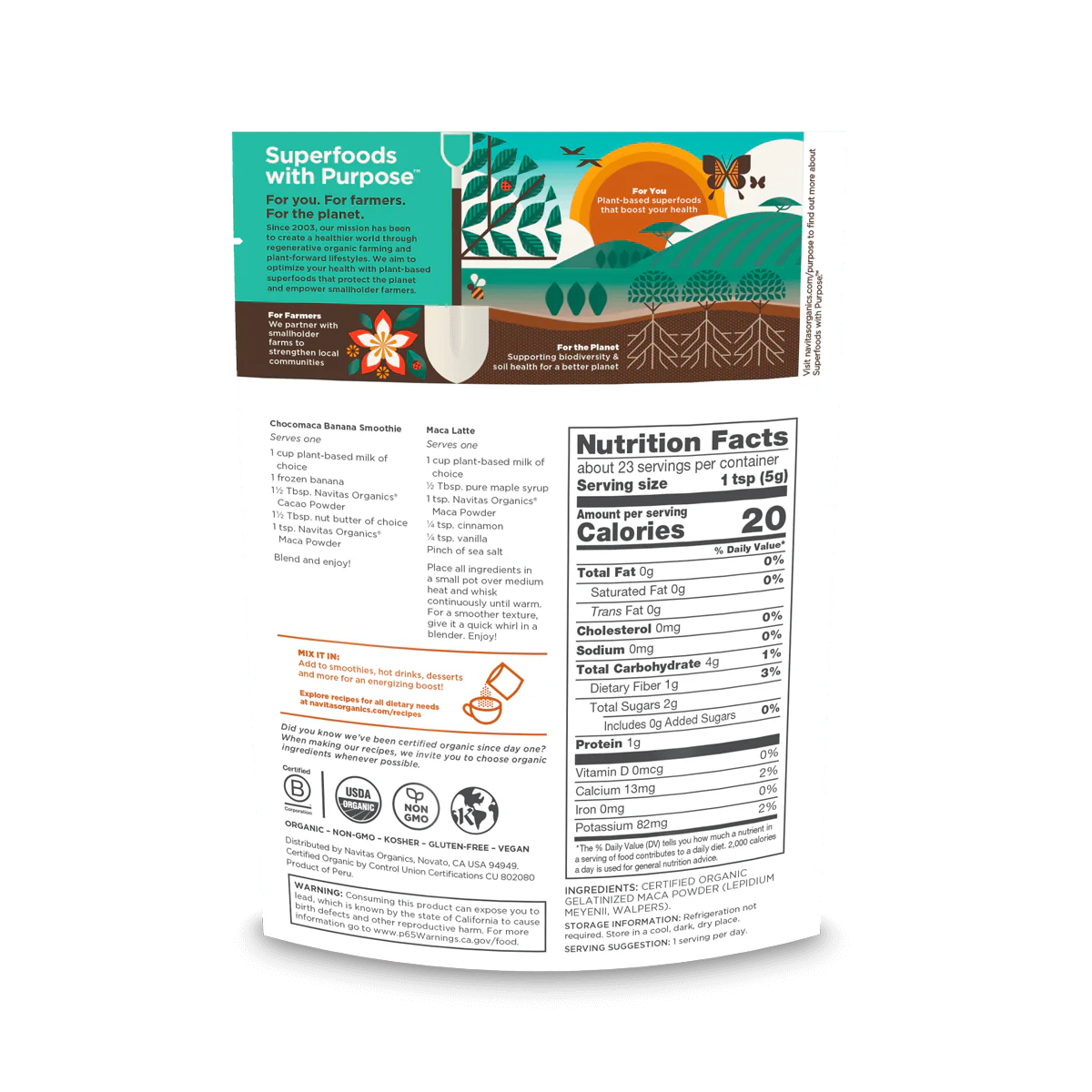 Navitas Organics Maca Powder, 4 oz