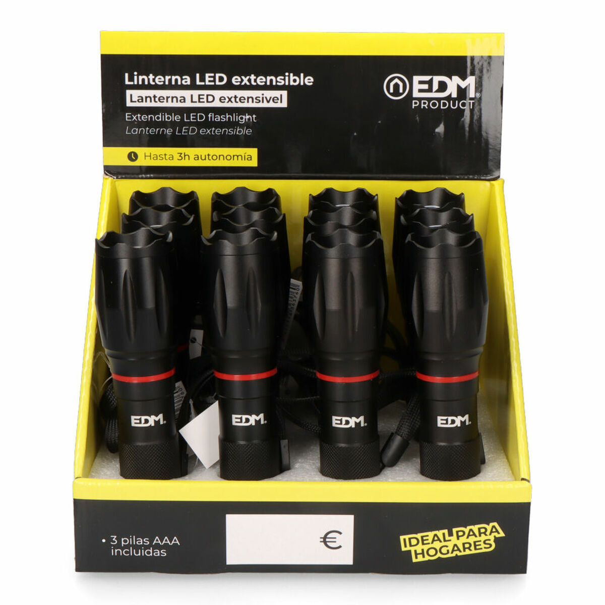 Raztegljiva LED Svetilka EDM 36376 Cob XL 5 W Zoom-2