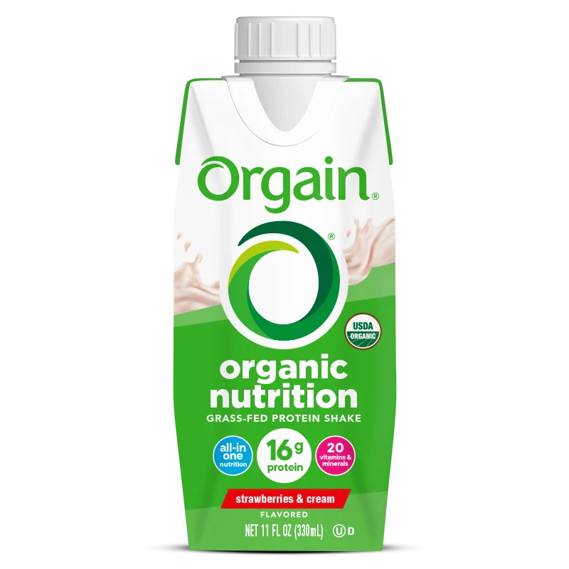Orgain Organic Nutrition Shake Strawberries and Cream ( 3 X 4 PACK )