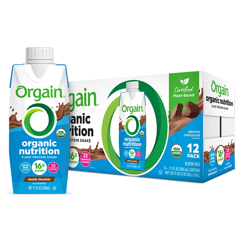Orgain Shake, Smooth Chocolate Vegan (12X11 OZ)