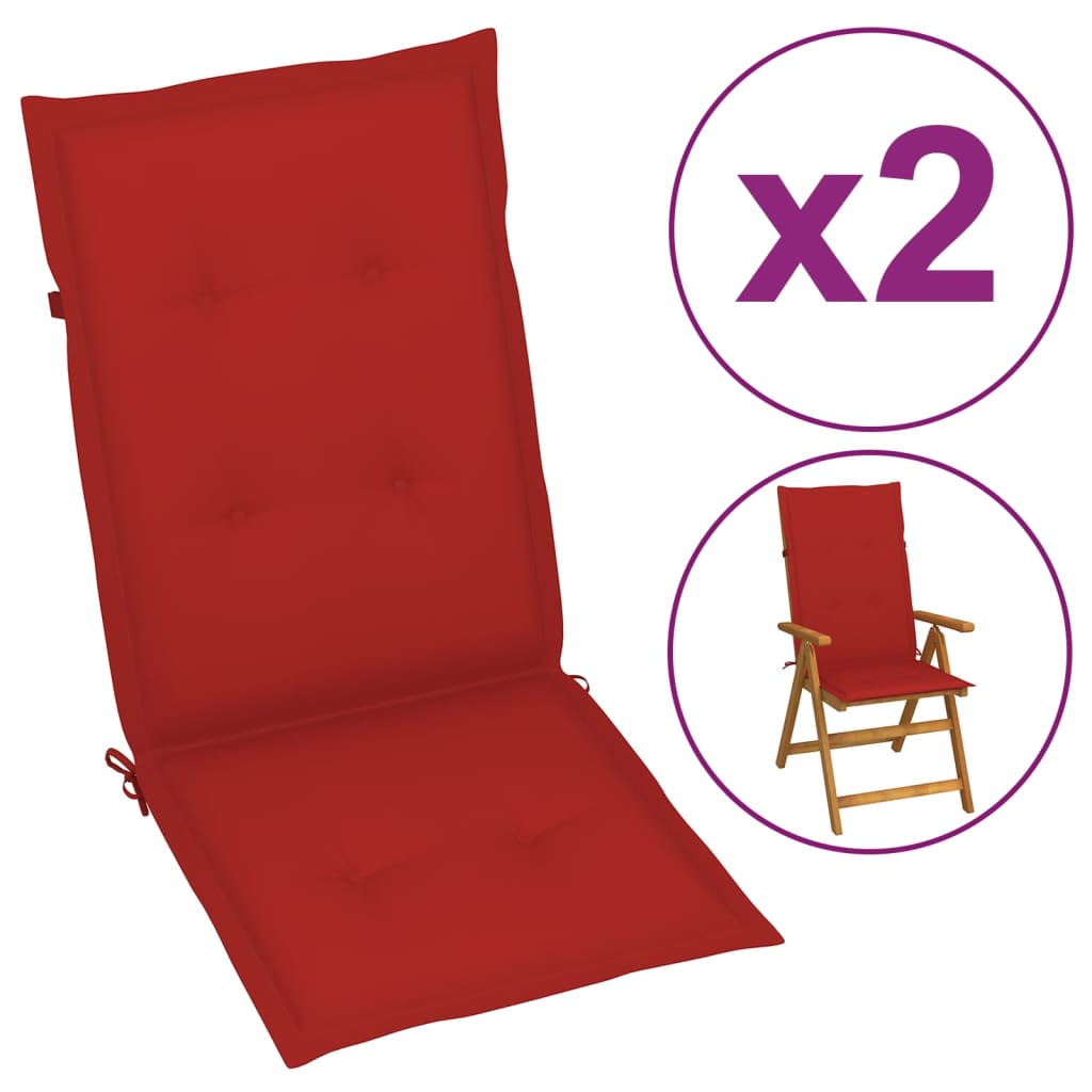 vidaXL 2/4x Garden Chair Cushion Outdoor Seating Pad Cushions Multi Colors-27