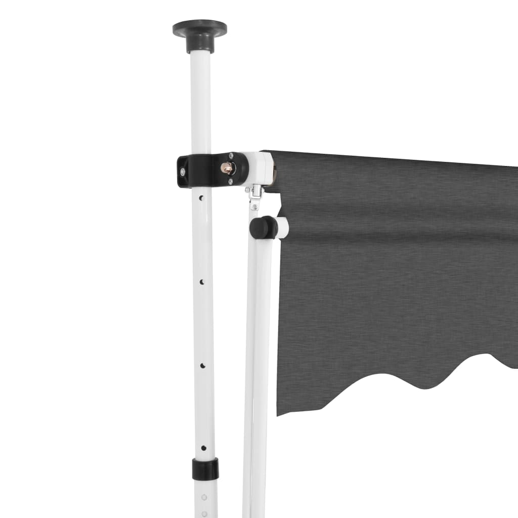 vidaXL Manual Retractable Awning Folding Stripes Awning Multi Colors/Sizes-68