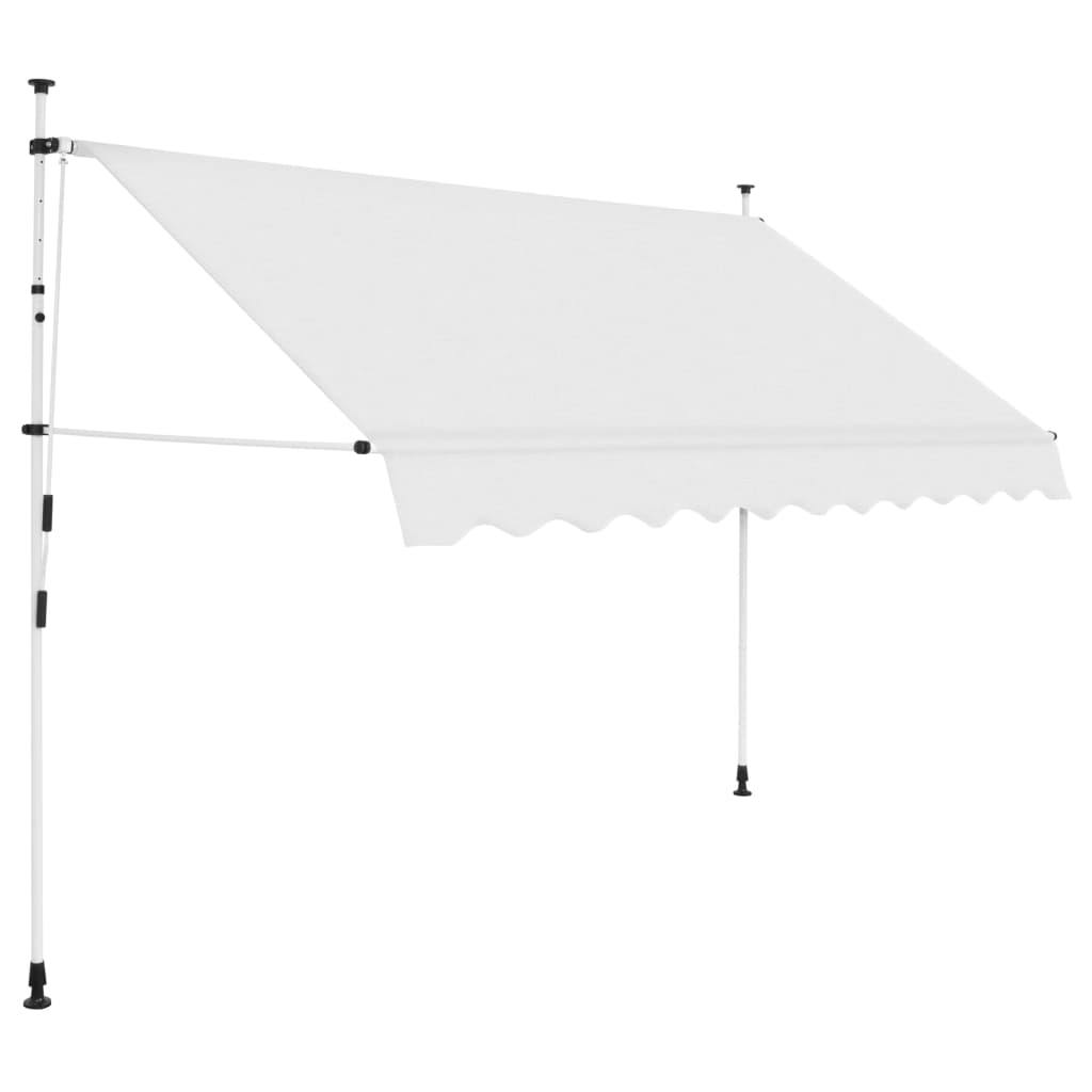 vidaXL Manual Retractable Awning Folding Stripes Awning Multi Colors/Sizes-84