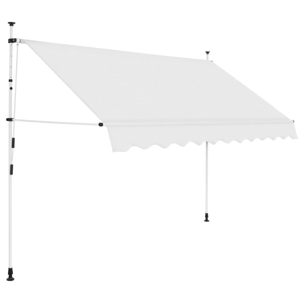 vidaXL Manual Retractable Awning Folding Stripes Awning Multi Colors/Sizes-85