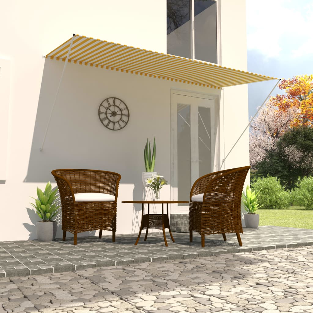 vidaXL Retractable Awning Outdoor Garden Patio Sun Screen Multi Colors/Sizes-10