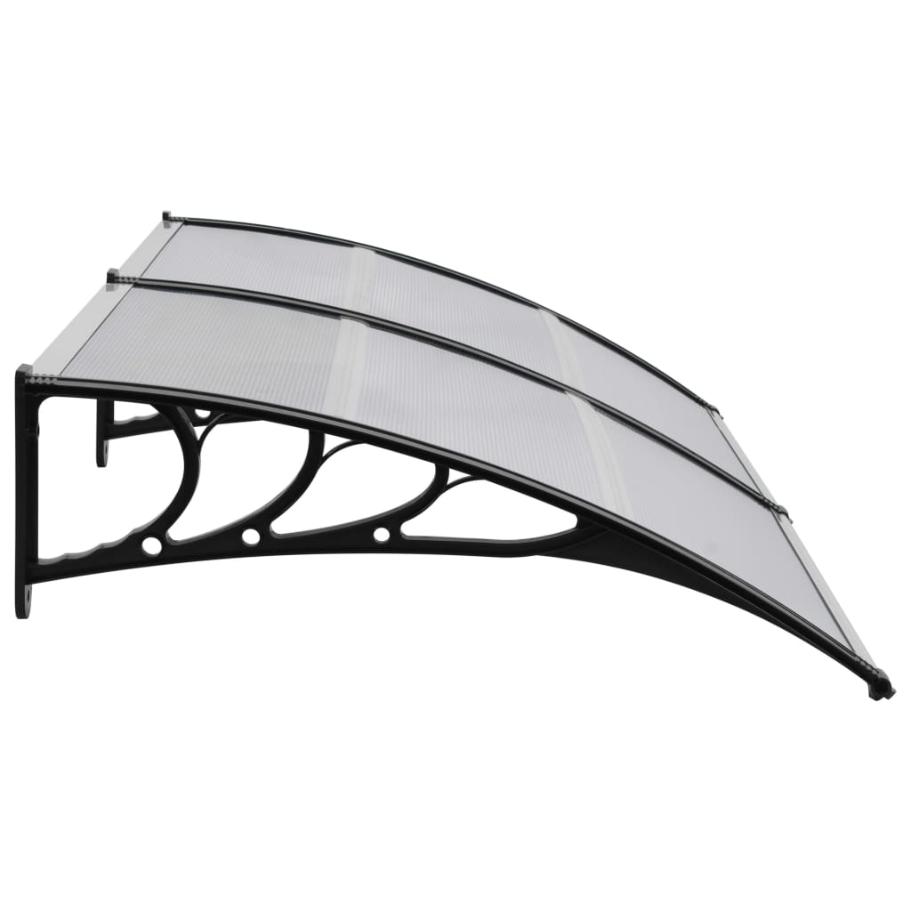 vidaXL Door Canopy PC Awning Outdoor Garden Sunshade Multi Colors 47.2"/59"-14