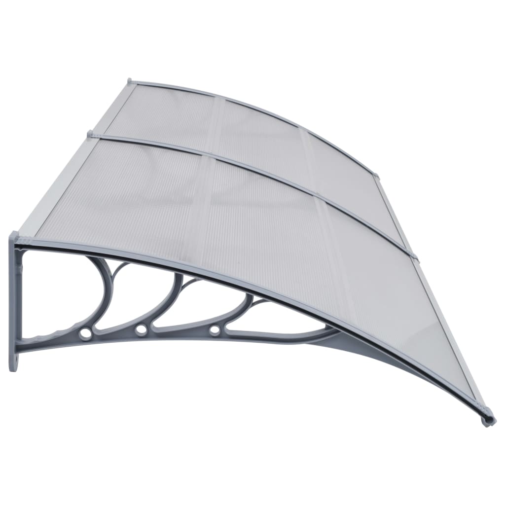vidaXL Door Canopy PC Awning Outdoor Garden Sunshade Multi Colors 47.2"/59"-29