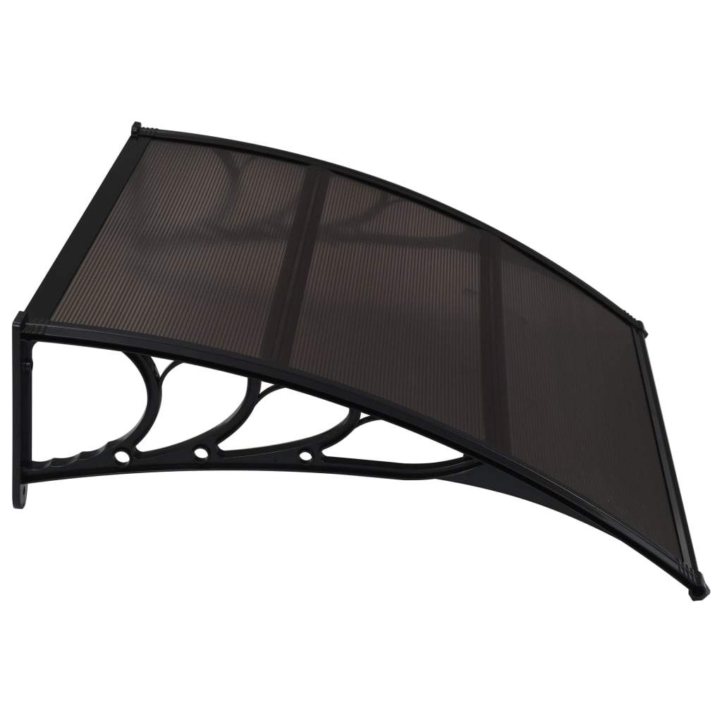 vidaXL Door Canopy PC Awning Outdoor Garden Sunshade Multi Colors 47.2"/59"-32