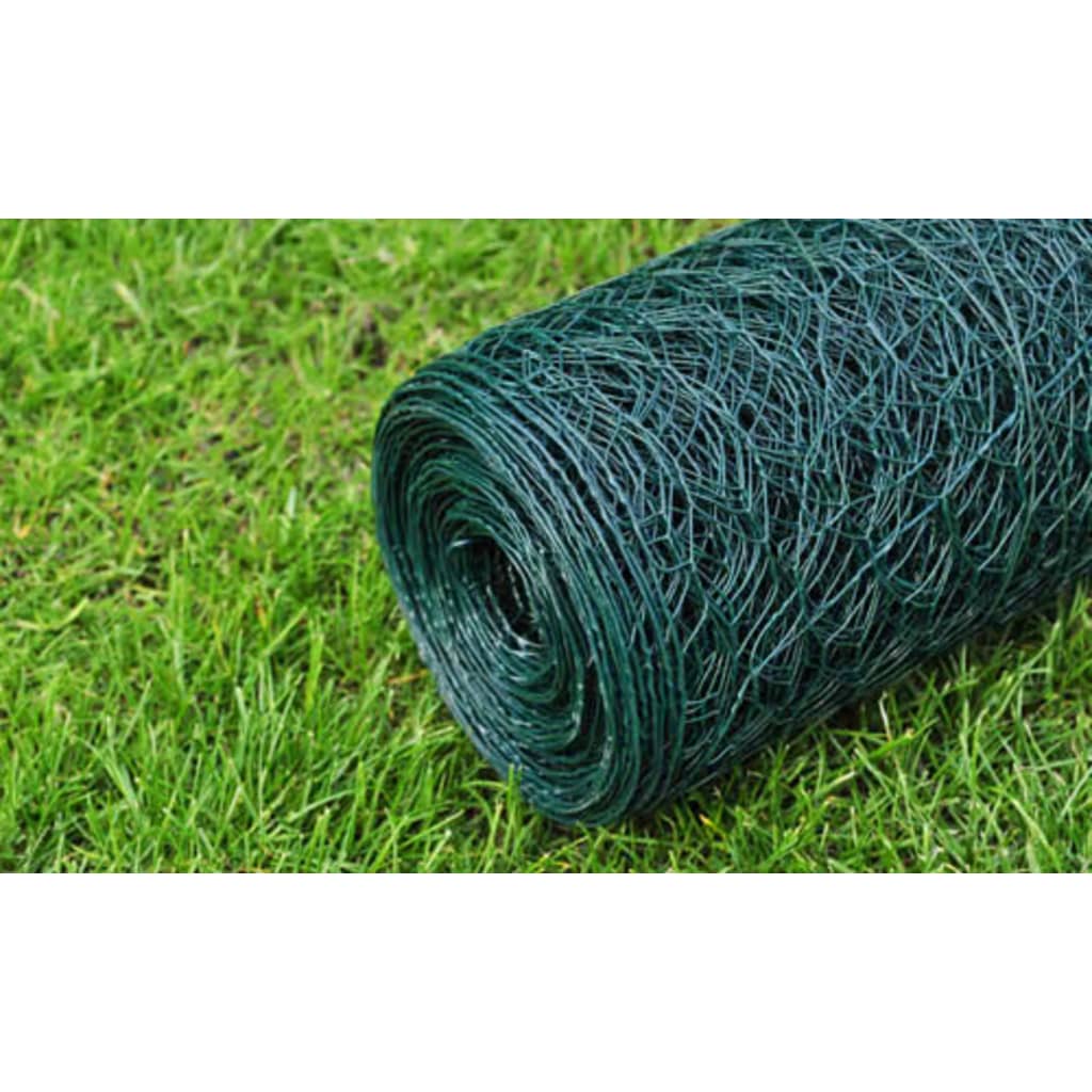 vidaXL Wire Netting Outdoor Wire Fence Mesh Screen Galvanized Steel Silver-18