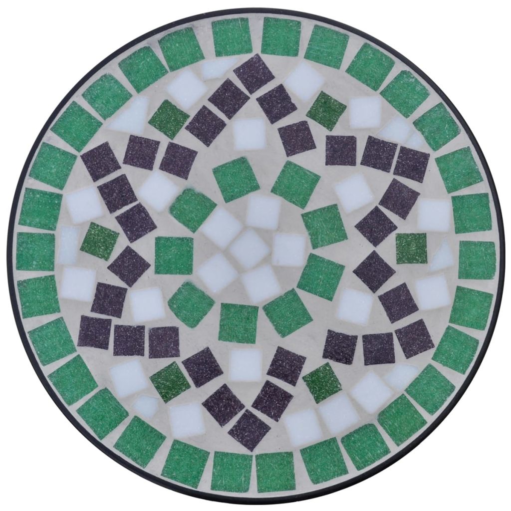 vidaXL 1/3x Mosaic Tables Ceramic End Table Balcony Flower Stand Multi Colors-11
