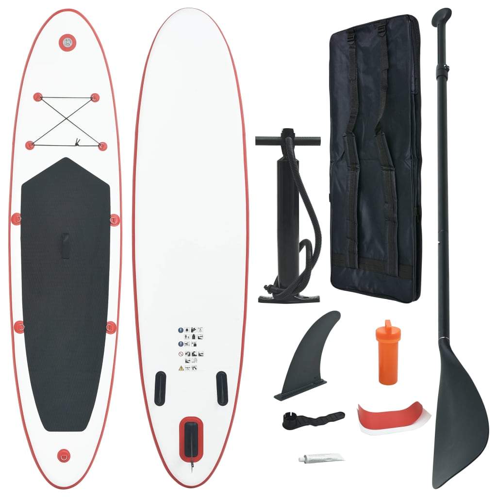 vidaXL Stand Up Paddle Board Set SUP Surfboard Inflatable Multi Sizes/Colors-0