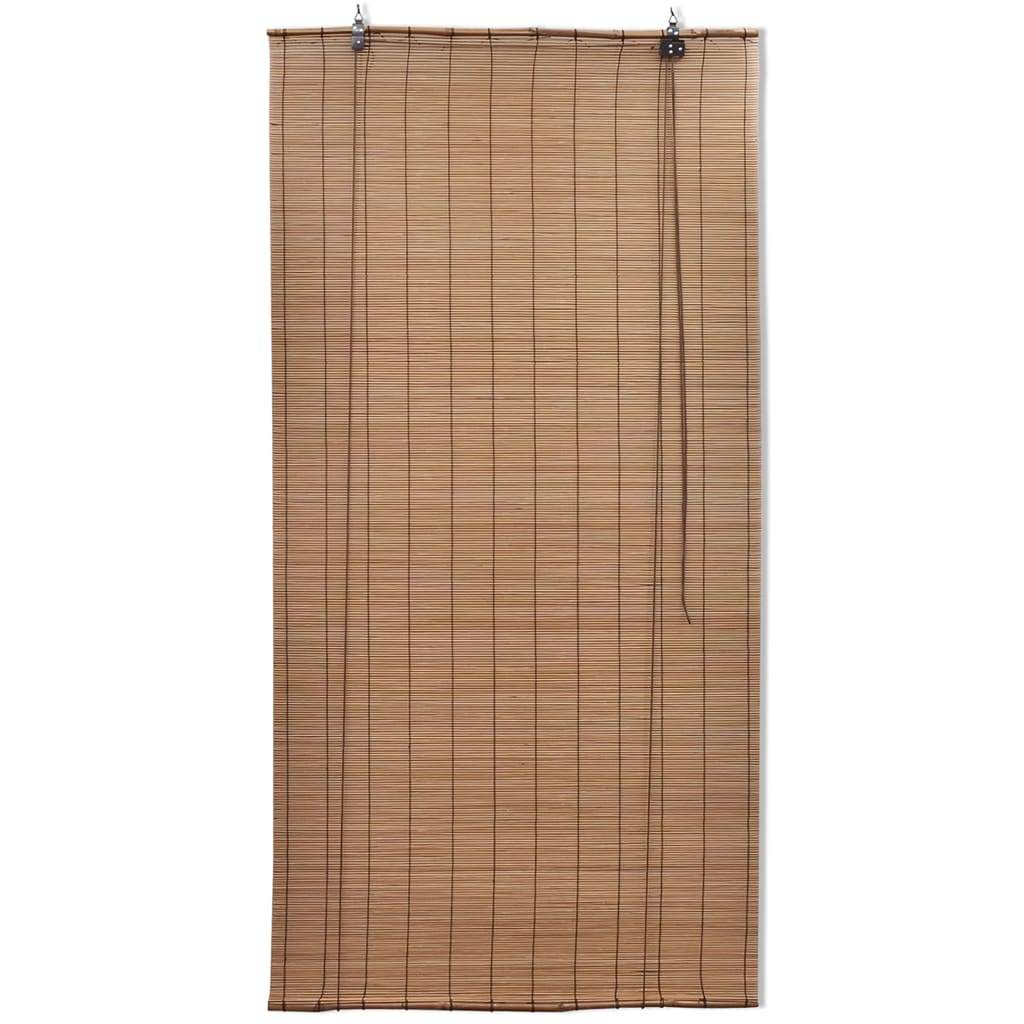 vidaXL Roller Blinds Bamboo Sunshade Privacy Screen Natural/Brown Multi Sizes-31