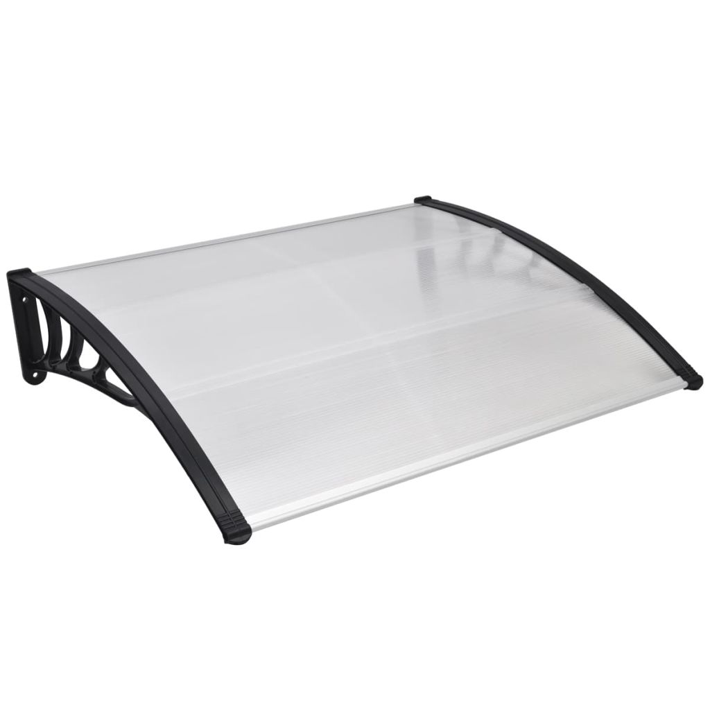 vidaXL Door Canopy PC Awning Outdoor Garden Sunshade Multi Colors 47.2"/59"-1