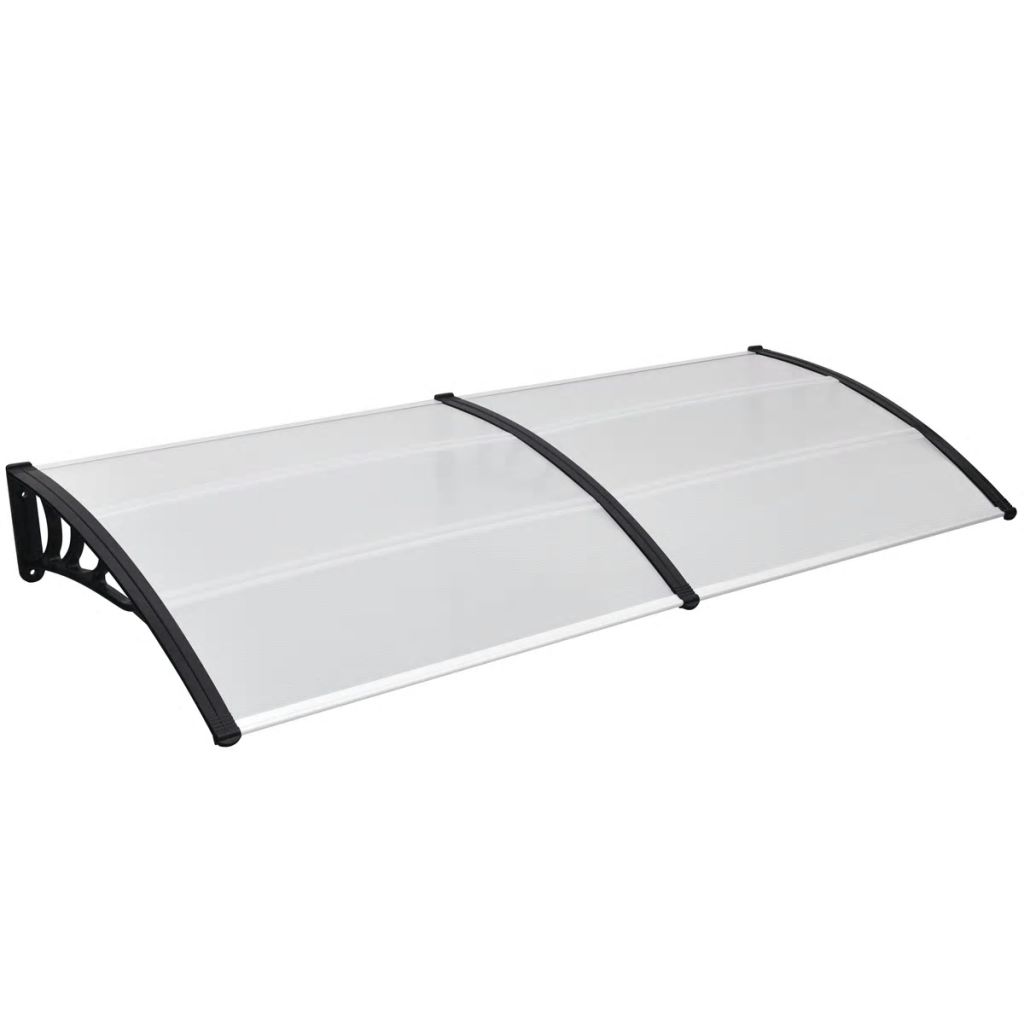 vidaXL Door Canopy PC Awning Outdoor Garden Sunshade Multi Colors 47.2"/59"-7