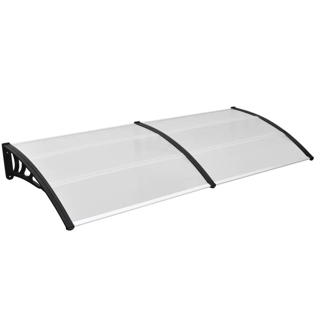 vidaXL Door Canopy PC Awning Outdoor Garden Sunshade Multi Colors 47.2"/59"-10