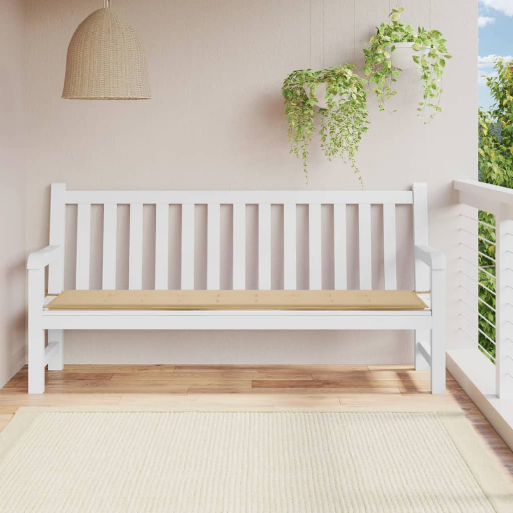 vidaXL Bench Cushion Water Repellent Outdoor Garden Seat Cushion Oxford Fabric-11