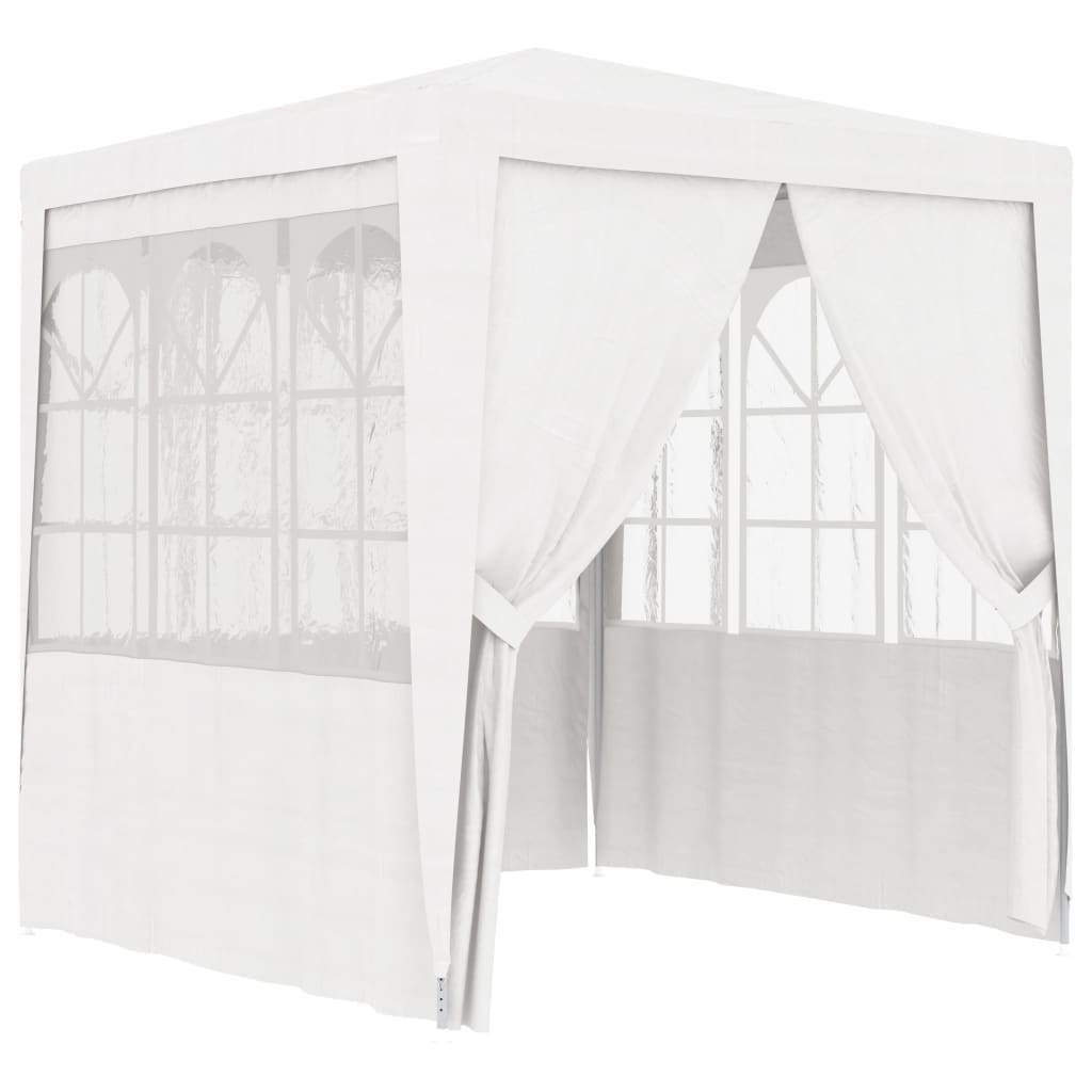 vidaXL Professional Party Tent with Side Walls Canopy White/Blue Multi Sizes-0