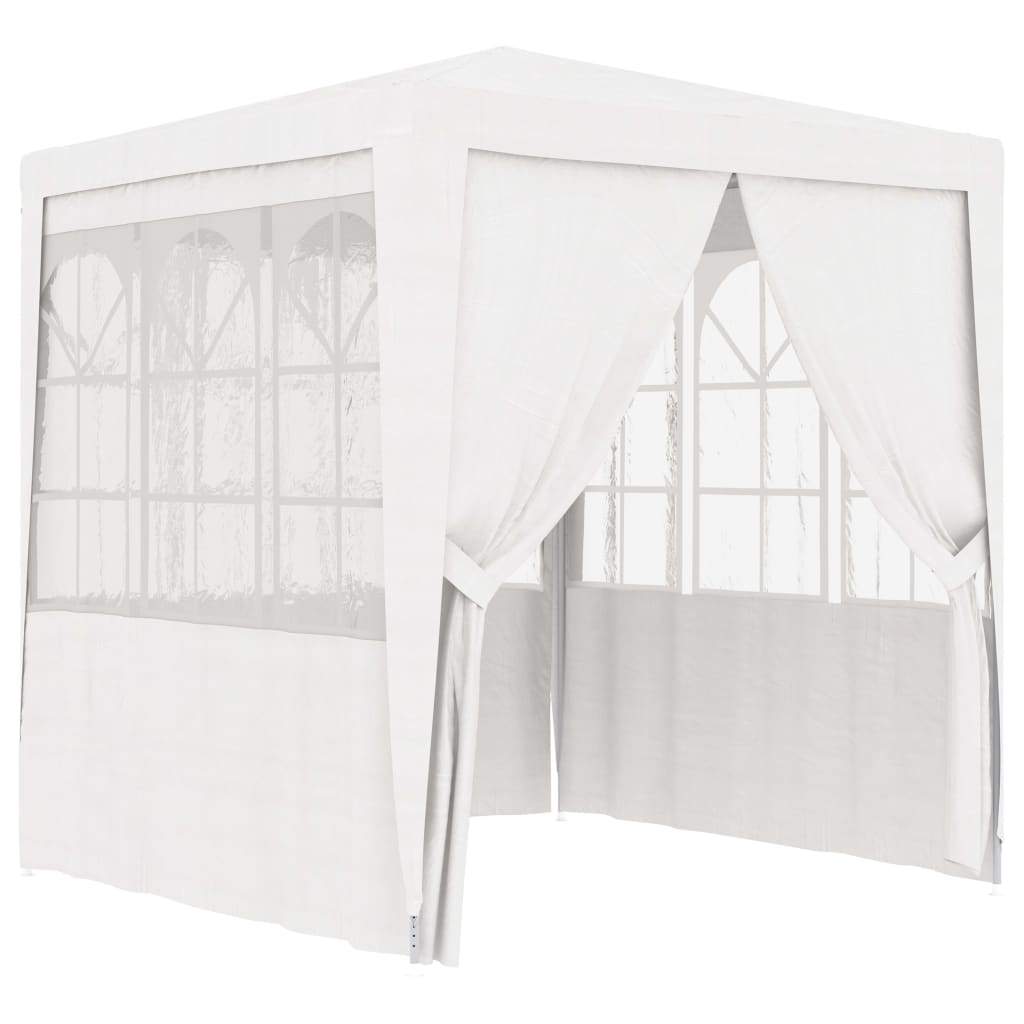 vidaXL Professional Party Tent with Side Walls Canopy White/Blue Multi Sizes-4