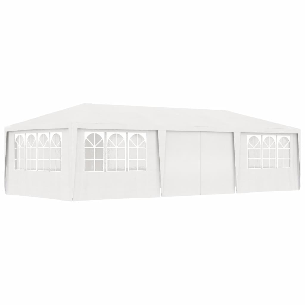 vidaXL Professional Party Tent with Side Walls Canopy White/Blue Multi Sizes-16