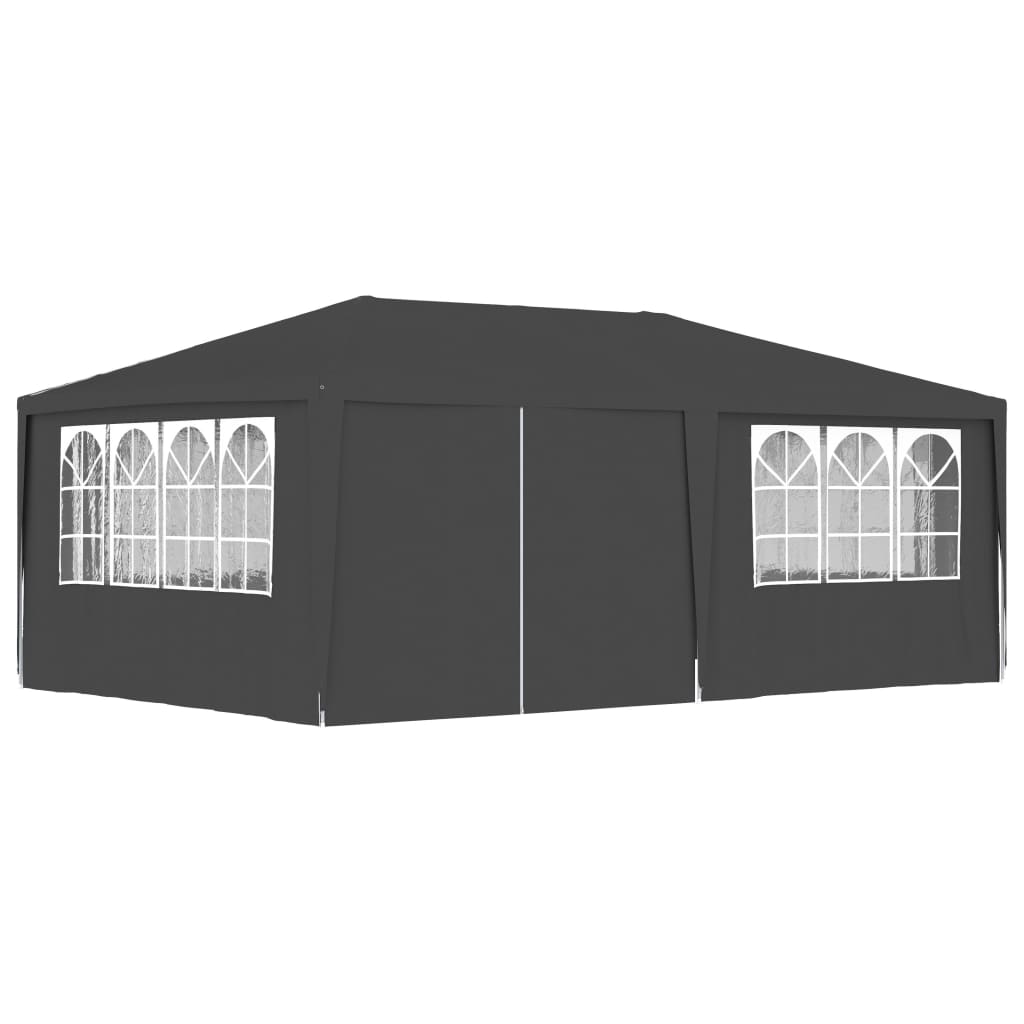 vidaXL Professional Party Tent with Side Walls Canopy White/Blue Multi Sizes-24