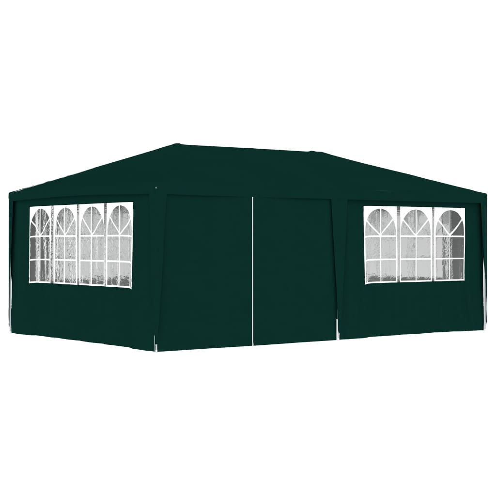 vidaXL Professional Party Tent with Side Walls Canopy White/Blue Multi Sizes-26