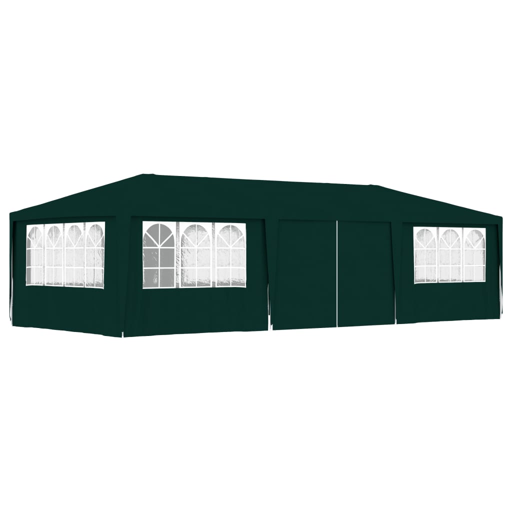 vidaXL Professional Party Tent with Side Walls Canopy White/Blue Multi Sizes-30