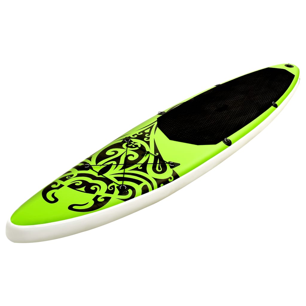 vidaXL Inflatable Stand Up Paddleboard Set SUP Surfboard Surfing Paddle Board-3