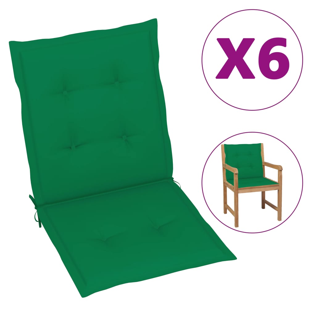 vidaXL 2/4x Garden Chair Cushion Outdoor Seating Pad Cushions Multi Colors-32