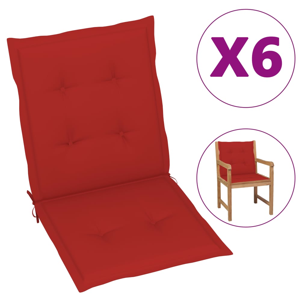 vidaXL 2/4x Garden Chair Cushion Outdoor Seating Pad Cushions Multi Colors-30