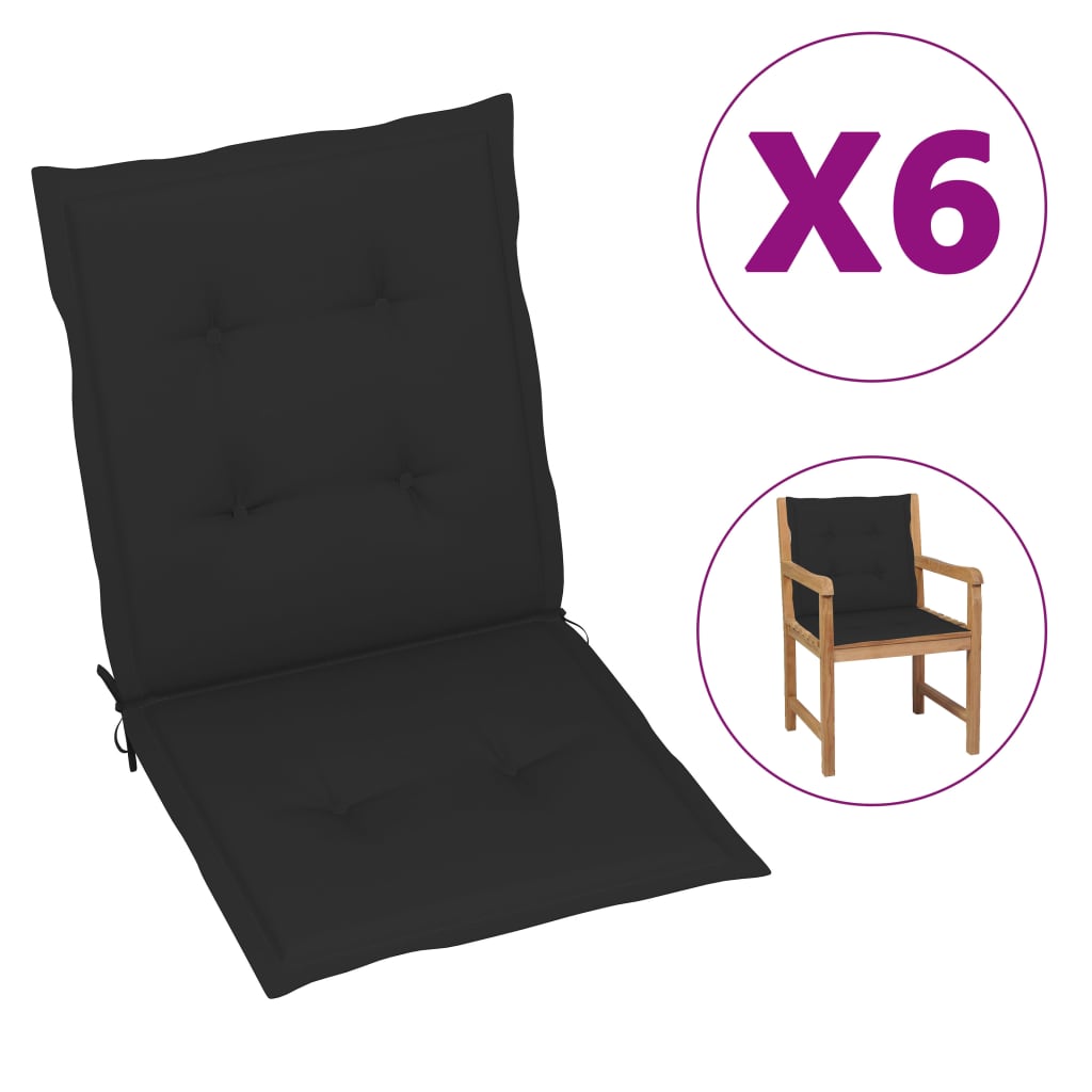 vidaXL 2/4x Garden Chair Cushion Outdoor Seating Pad Cushions Multi Colors-31