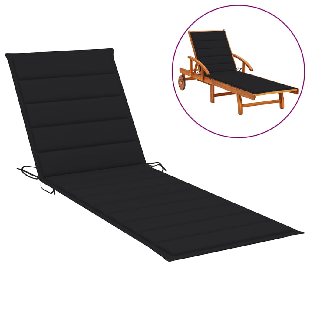 vidaXL Sun Lounger Cushion Fabric Outdoor Lounge Sunbed Multi Colors/Sizes-0