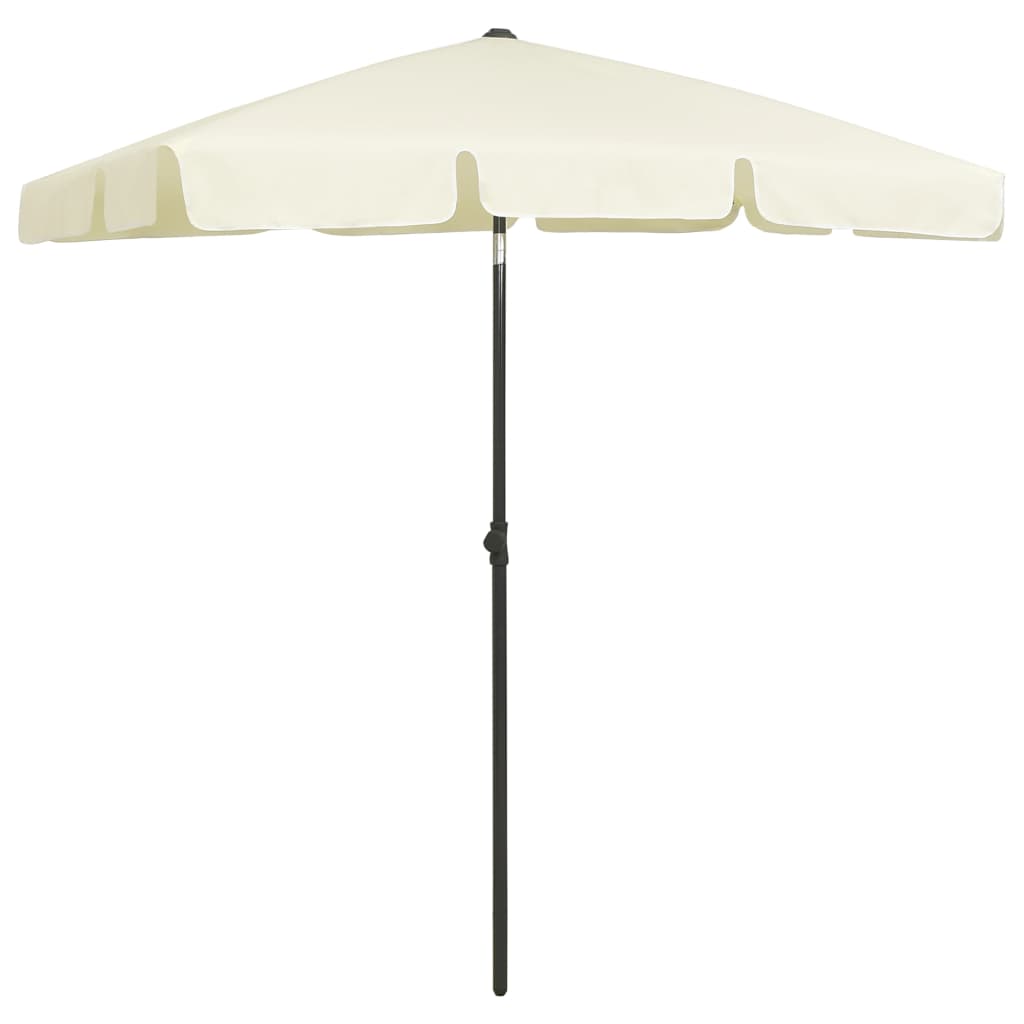vidaXL Beach Umbrella Outdoor Parasol Canopy Sunshade Sun Shelter Multi Colors-0