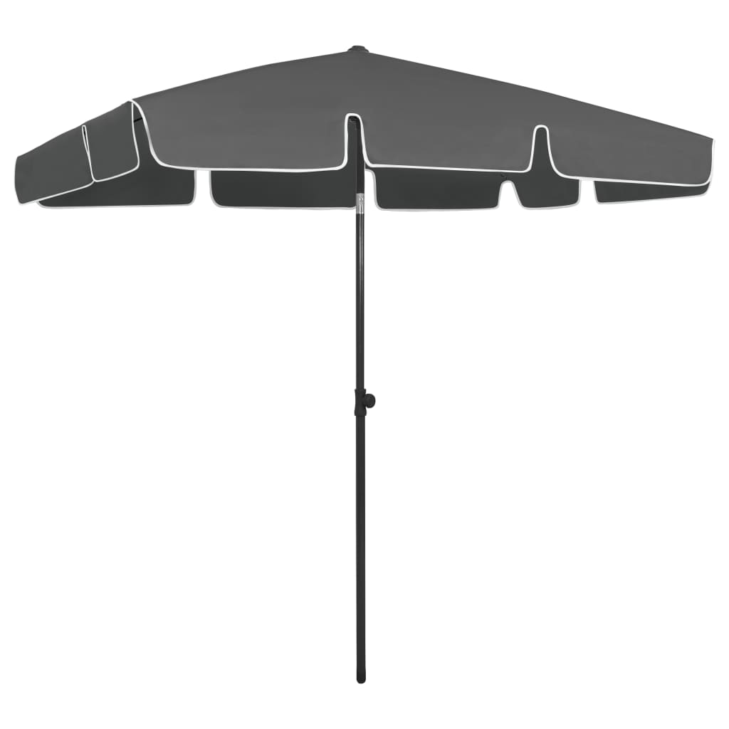 vidaXL Beach Umbrella Outdoor Parasol Canopy Sunshade Sun Shelter Multi Colors-30