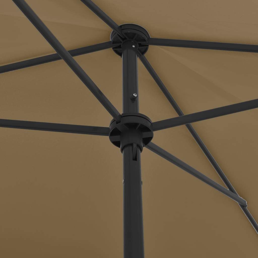 vidaXL Beach Umbrella Outdoor Parasol Canopy Sunshade Sun Shelter Multi Colors-34
