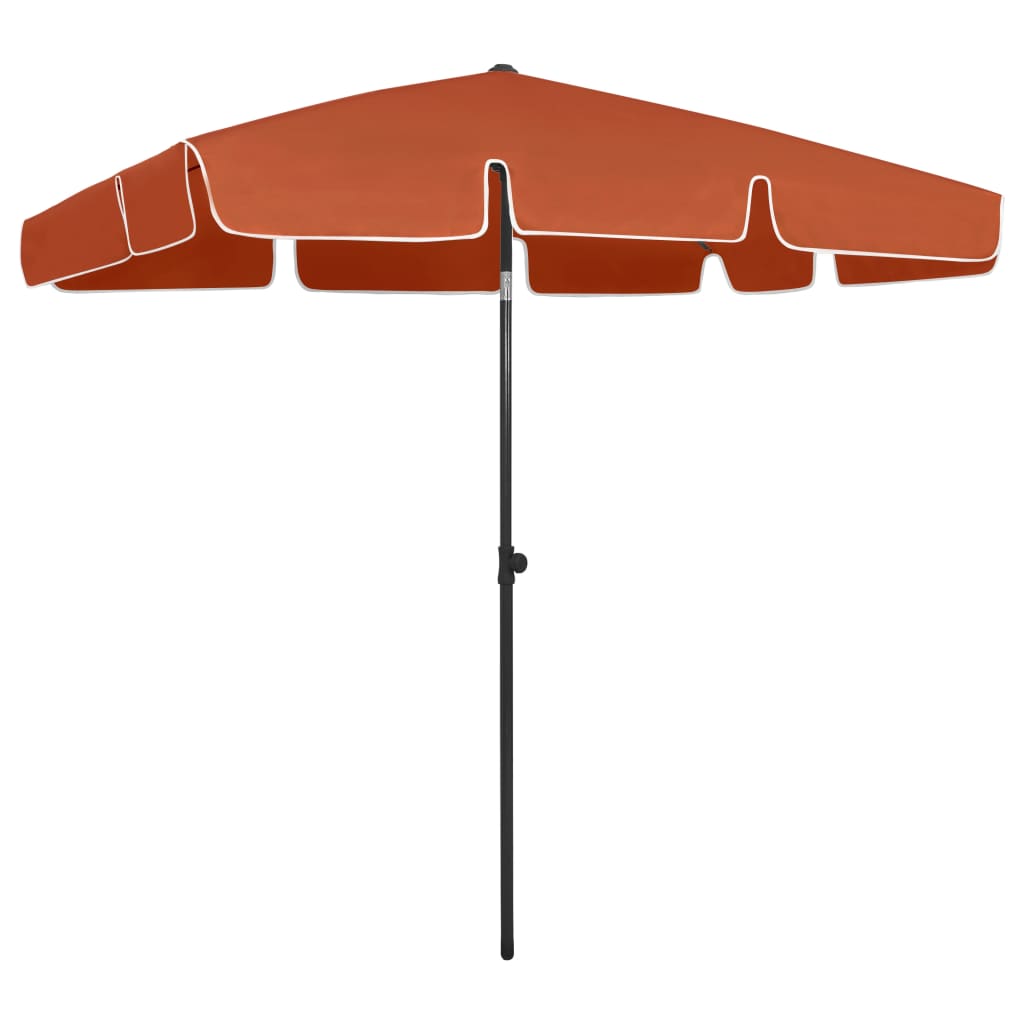 vidaXL Beach Umbrella Outdoor Parasol Canopy Sunshade Sun Shelter Multi Colors-39