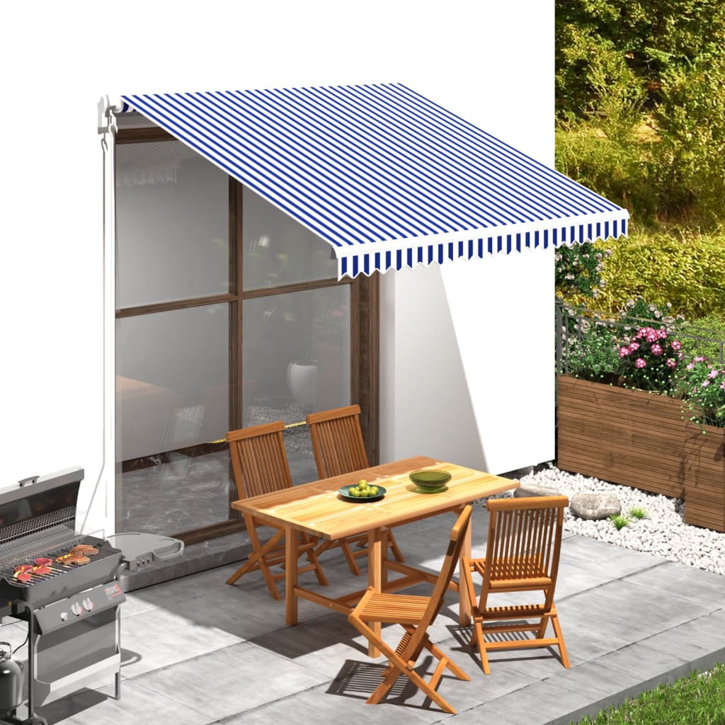 vidaXL Awning Fabric Replacement Awning Cover Sunshade Canvas for Deck Porch-1