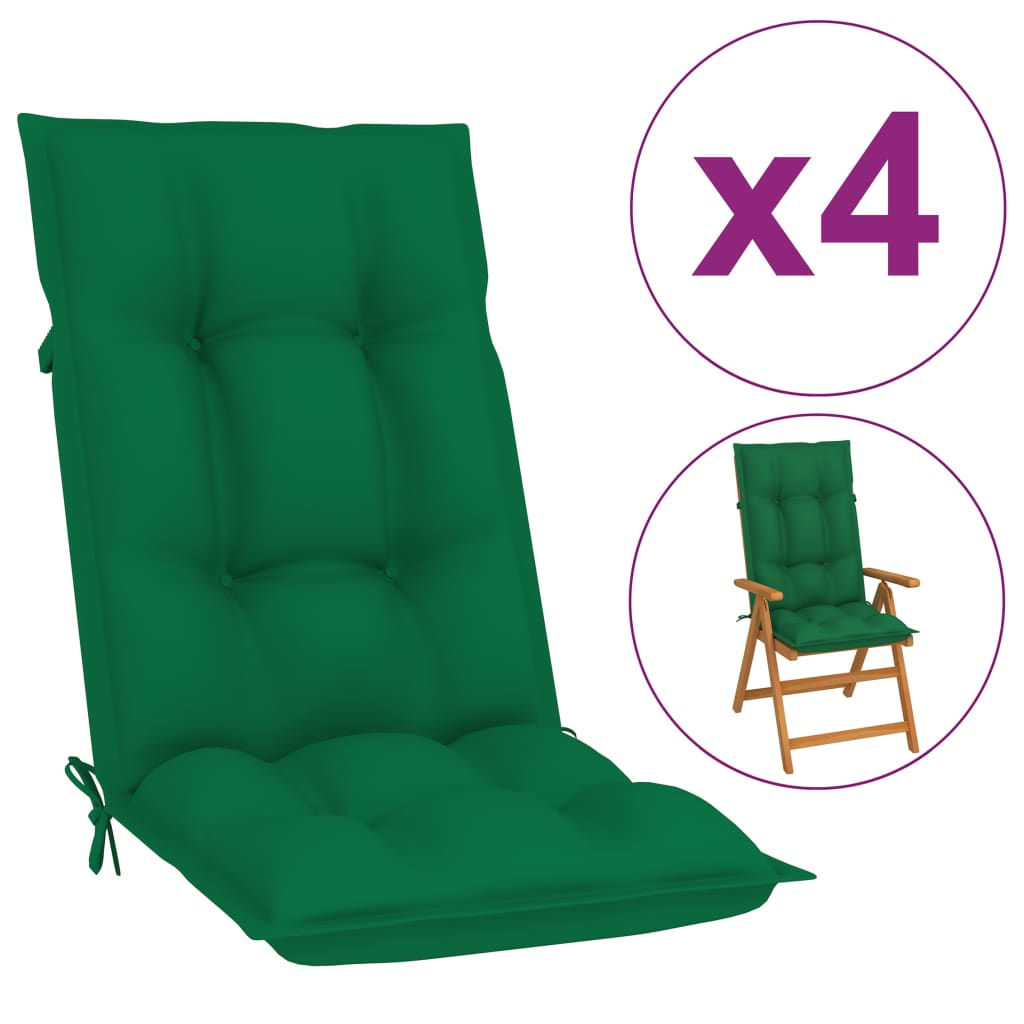 vidaXL 2/4x Garden Chair Cushion Outdoor Seating Pad Cushions Multi Colors-26