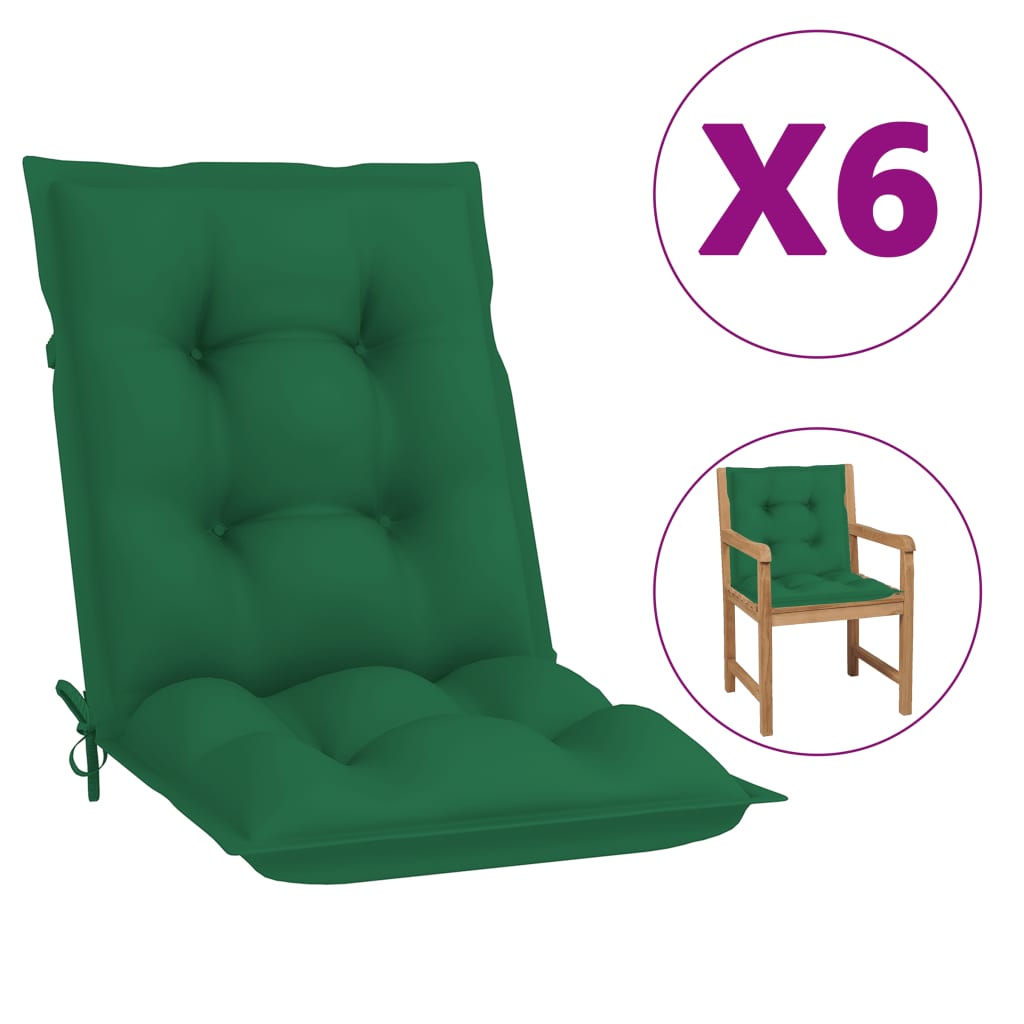 vidaXL 2/4x Garden Chair Cushion Outdoor Seating Pad Cushions Multi Colors-29