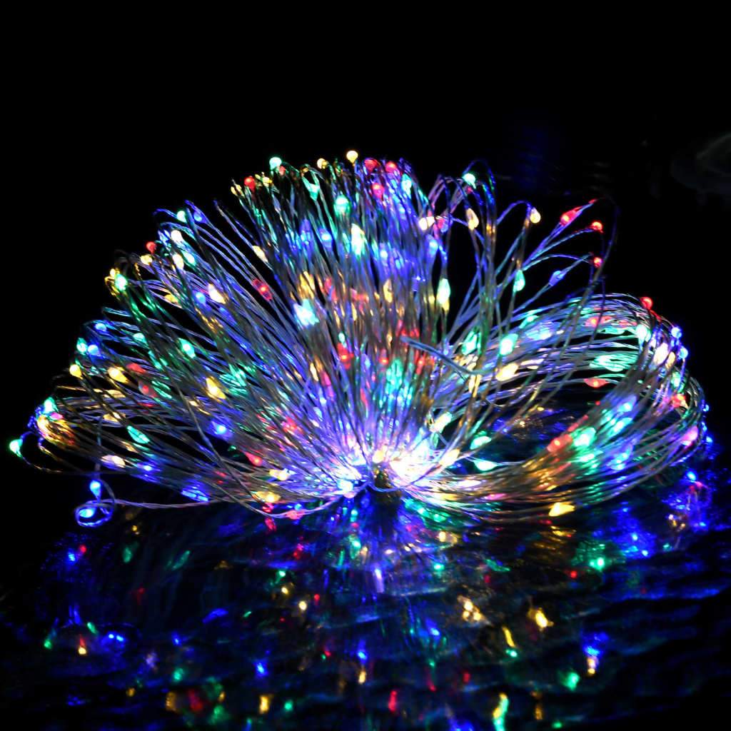 vidaXL LED String PVC Decoration Holiday Party Multi Colors 1181.1"/590.6"-23