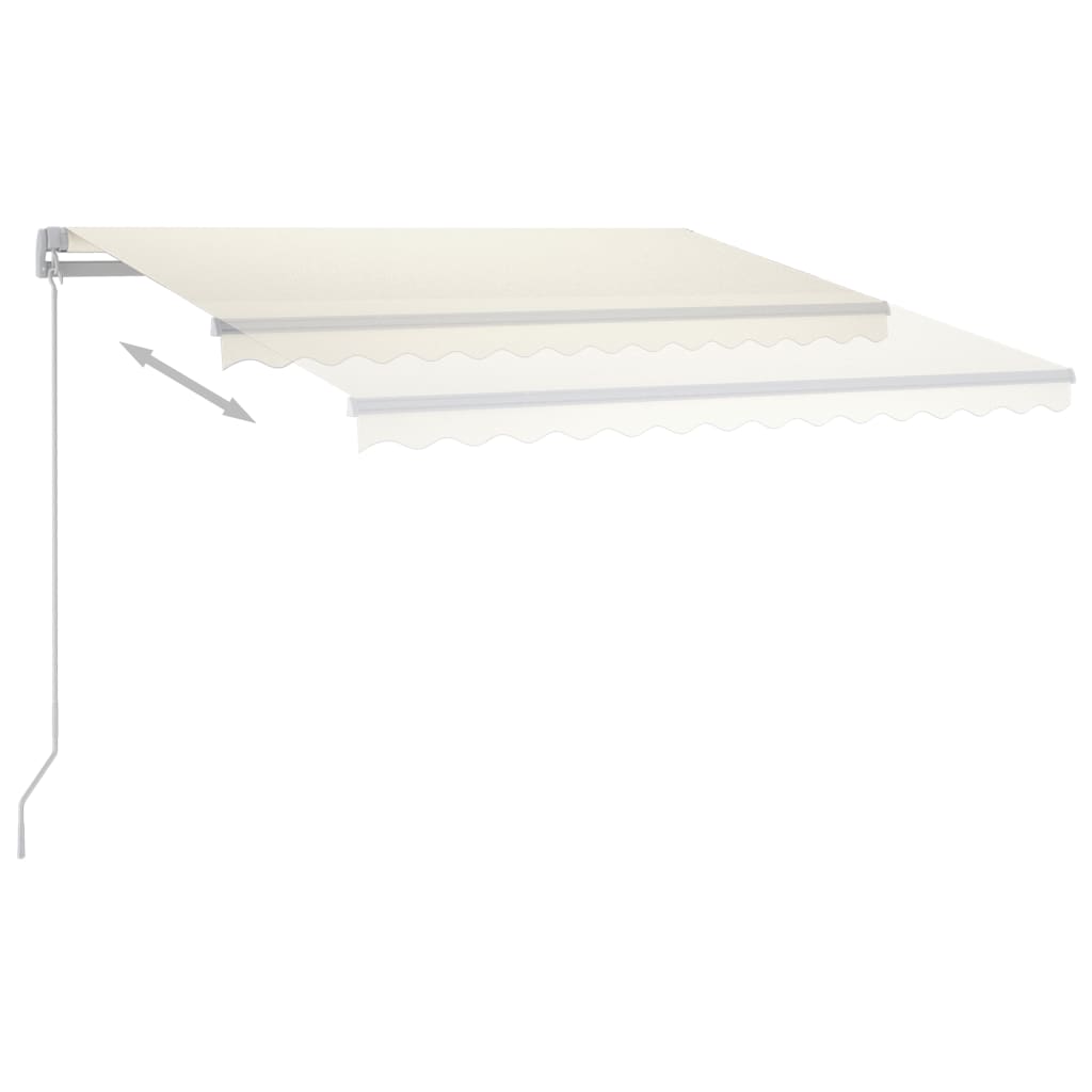 vidaXL Retractable Awning with Hand Crank Handle Sunshade Shelter for Outdoor-1