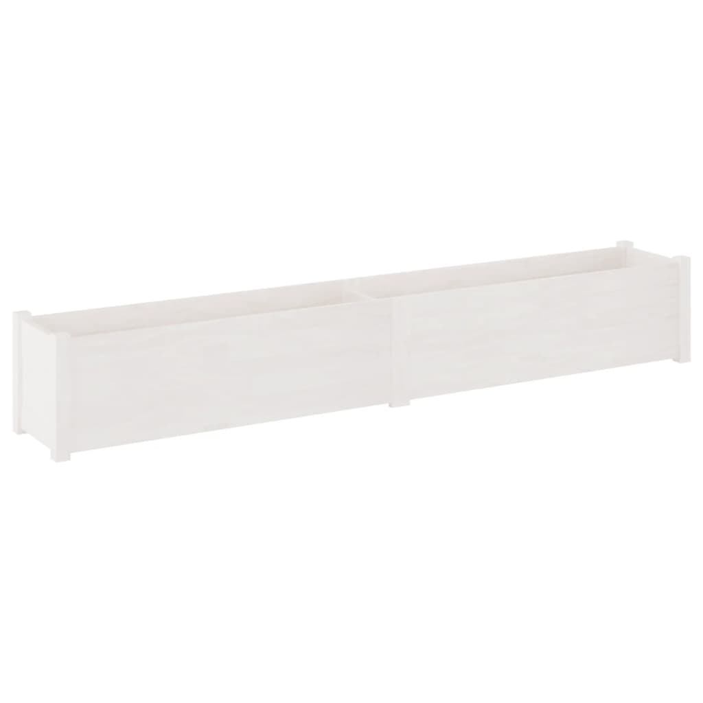 vidaXL Planter Outdoor Patio Raised Garden Bed Flower Box Solid Wood Pine-42