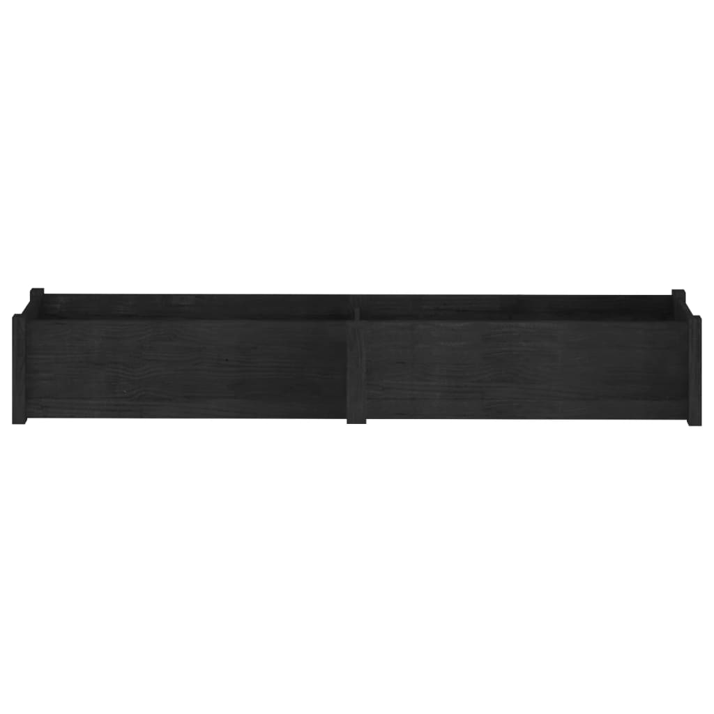 vidaXL Planter Outdoor Patio Raised Garden Bed Flower Box Solid Wood Pine-23