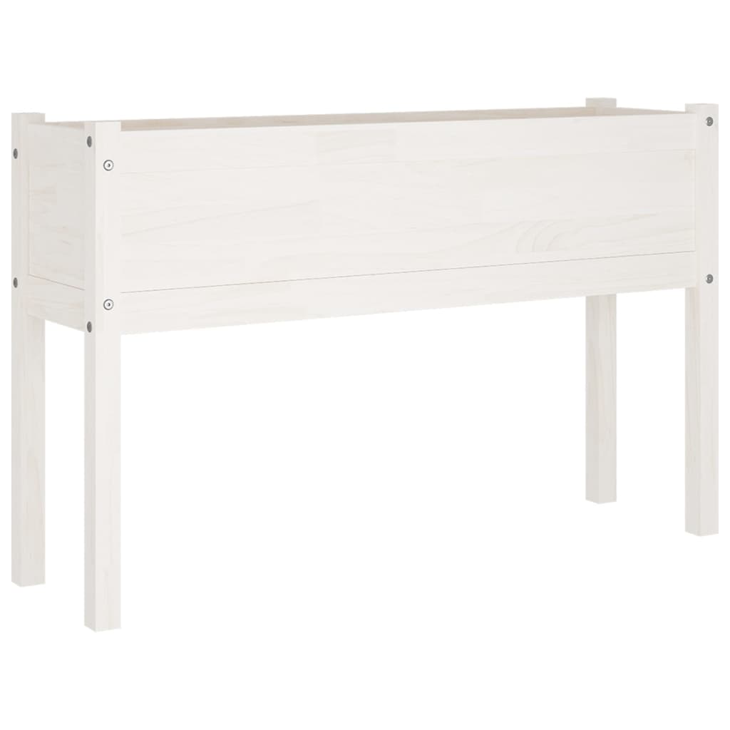 vidaXL Planter Outdoor Raised Garden Bed Flower Box with Legs Solid Wood Pine-5