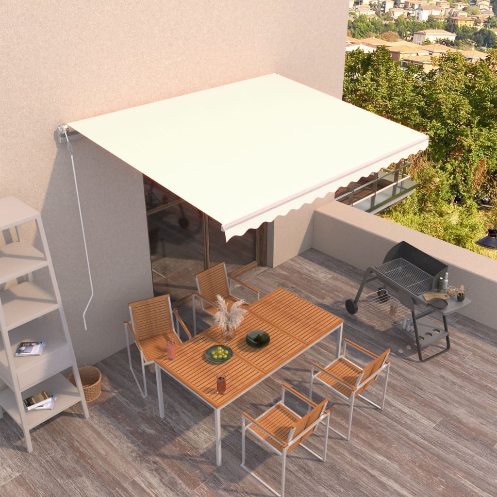 vidaXL Automatic Retractable Awning Folding Awning Multi Sizes Multi Colors-3