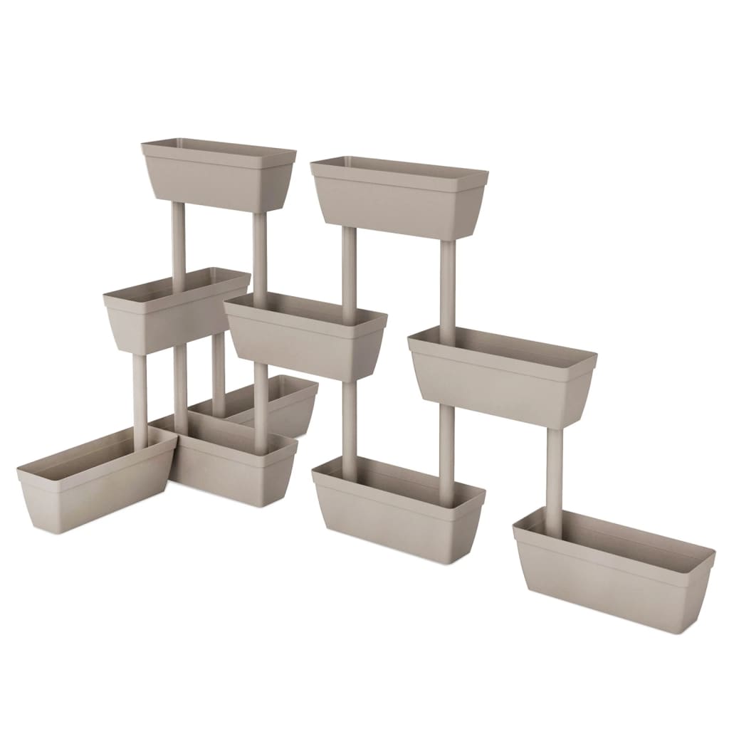 vidaXL Garden Planter 6 pcs 39.4" Anthracite-10