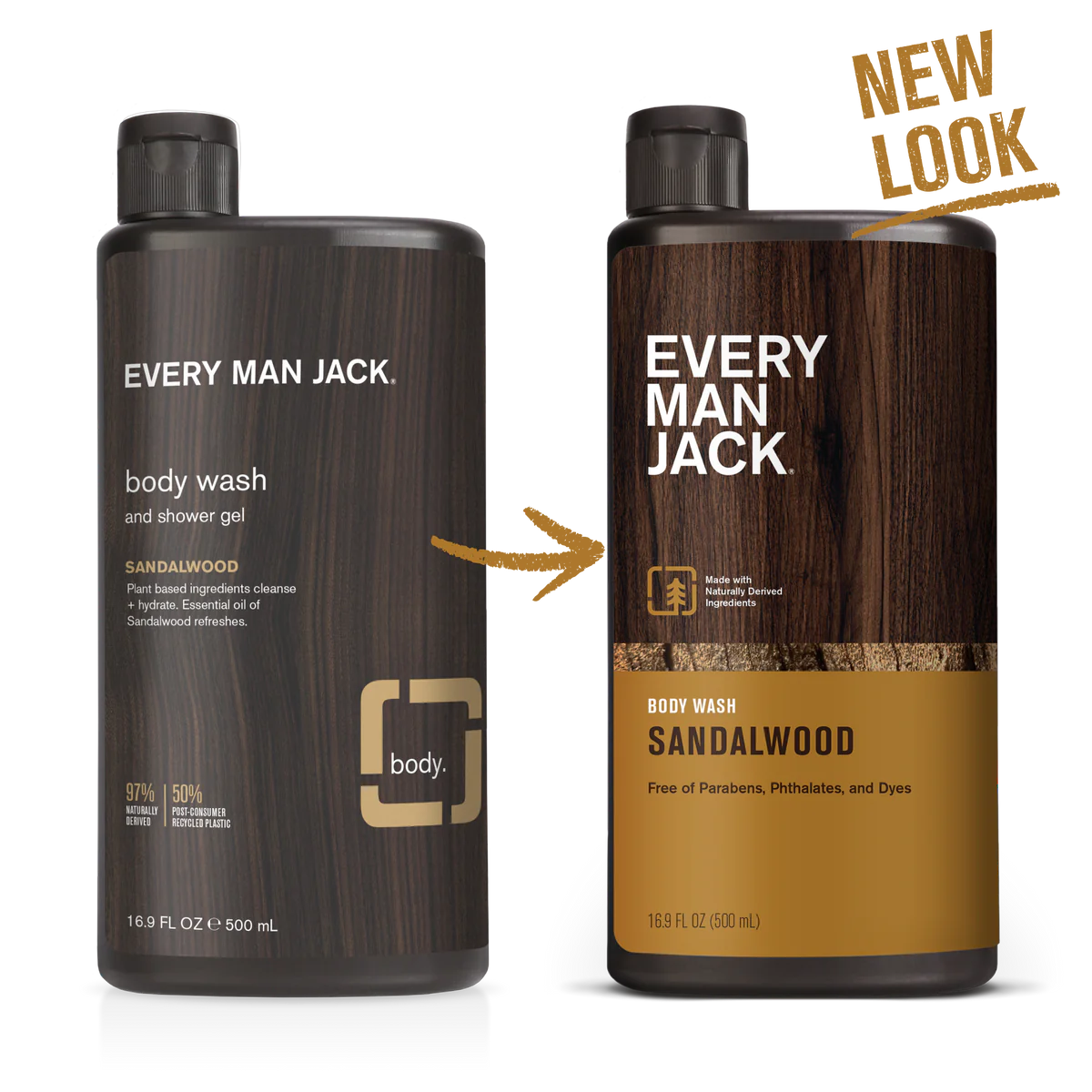Every Man Jack Sandalwood Body Wash