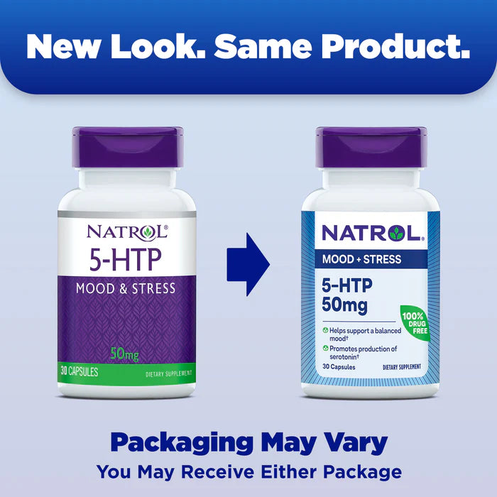 Natrol 5-HTP Mood & Stress Capsules - 50mg