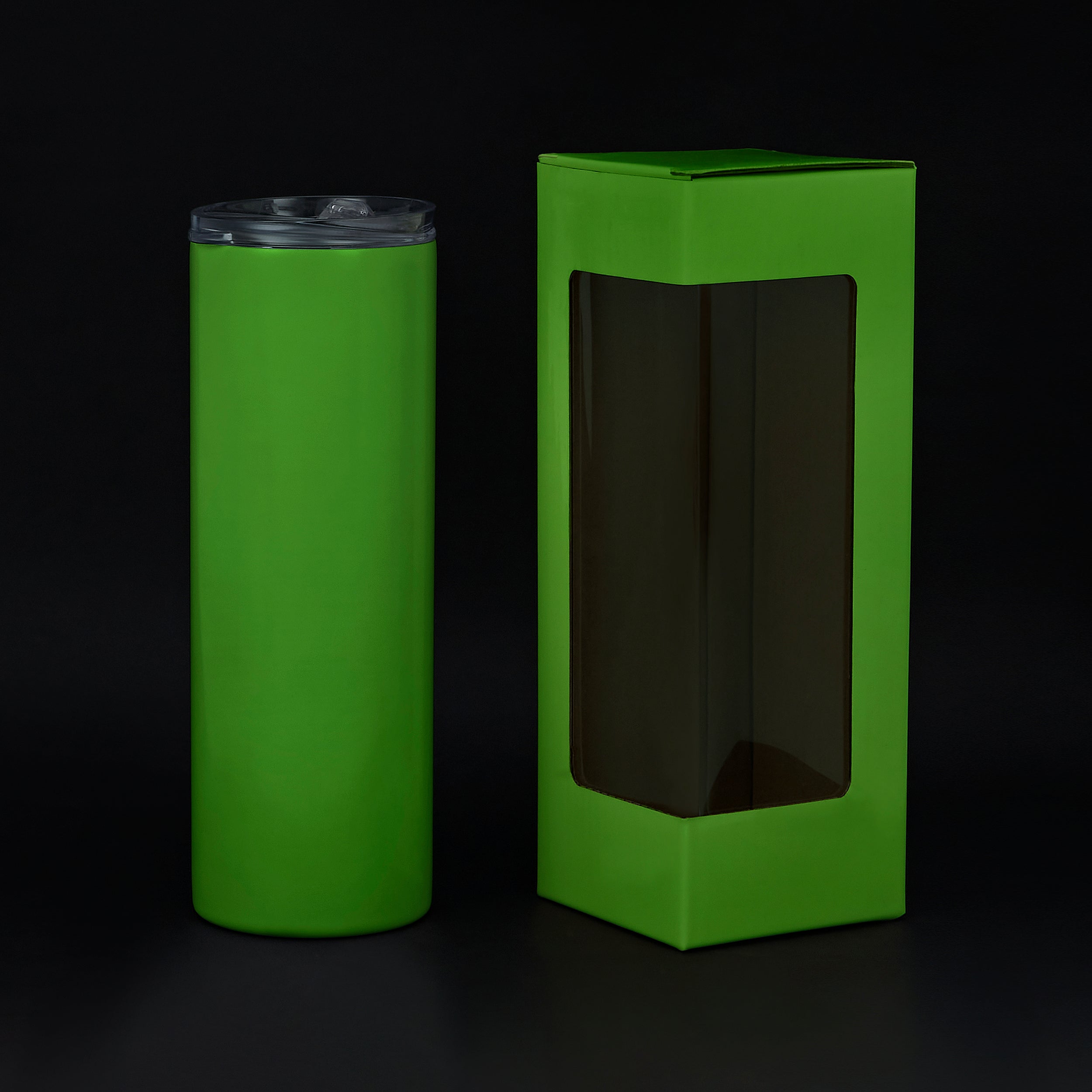 20oz Skinny - Glow In The Dark - Green-1