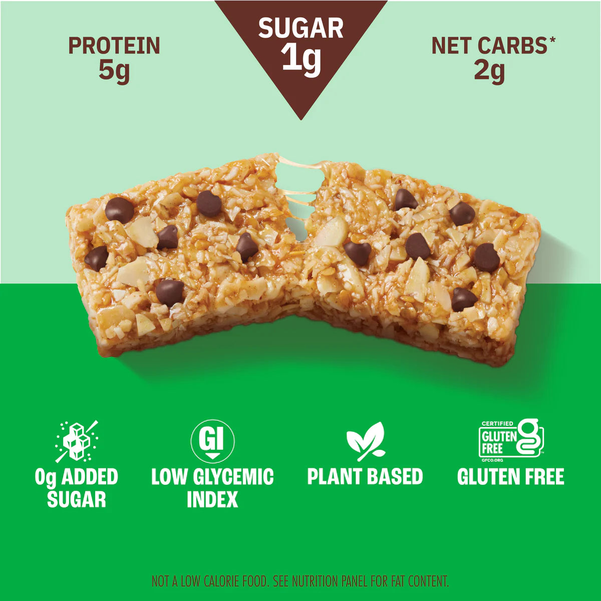 MUNK Almond Butter Chocolate Chip Granola Bar ( 6 X 4 OZ )