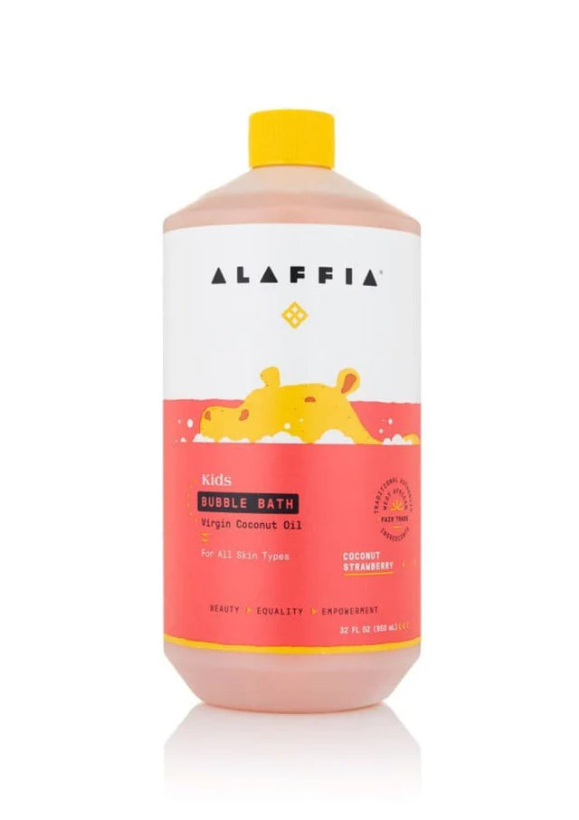 Alaffia Kids Bubble Bath - Coconut Strawberry